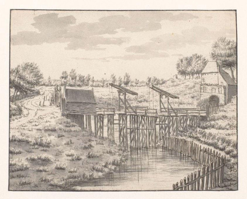 View of the Steenbergse Poort from the South-west, Bergen op Zoom