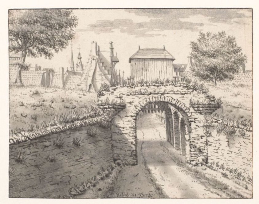 View of the Wouwsepoort at Bergen op Zoom