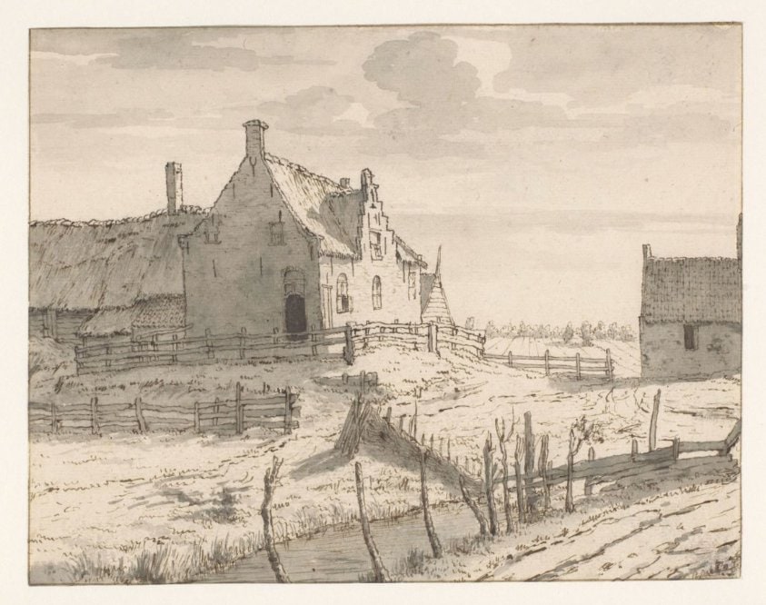 View of Houses outside Bergen op Zoom