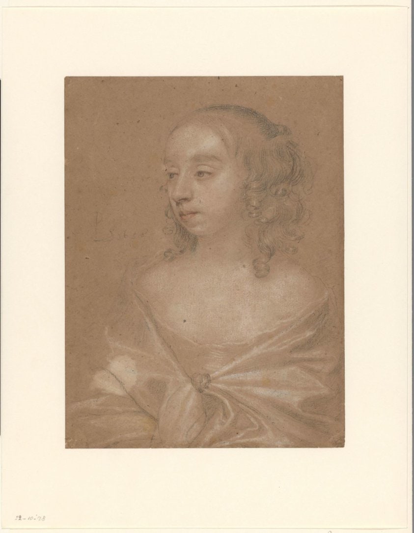 Portret van een onbekende vrouw