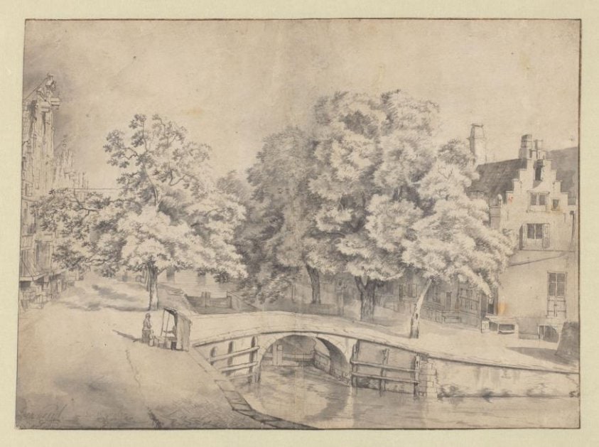 View of the Leidsegracht in Amsterdam, Seen from the Keizersgracht