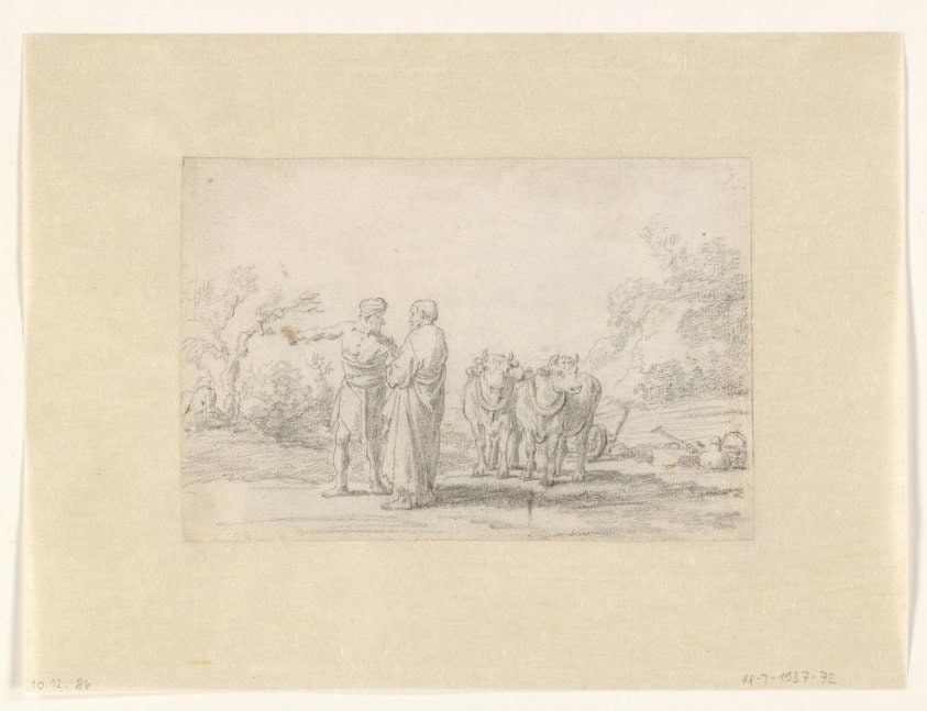 Lucius Quintius Cincinnatus Leaving his Plough