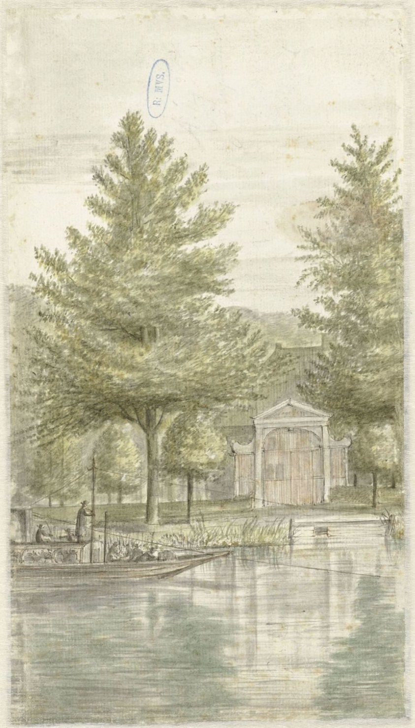 Trekschuit (Tug-Boat) alongside the Artist’s Country Estate ‘Hoogevecht’