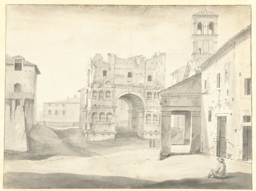 Boog van Janus Quadrifons te Rome