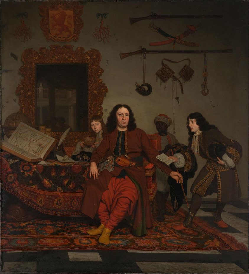 Thomas Hees and his Servant Thomas and Nephews Jan and Andries Hees
