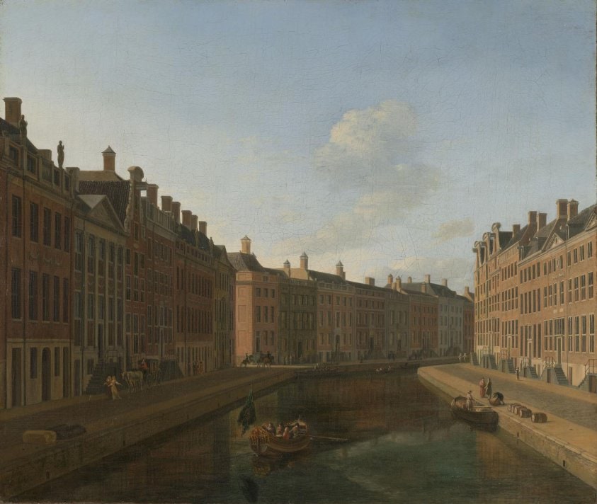 Gezicht op de Gouden Bocht in de Herengracht vanuit het oosten