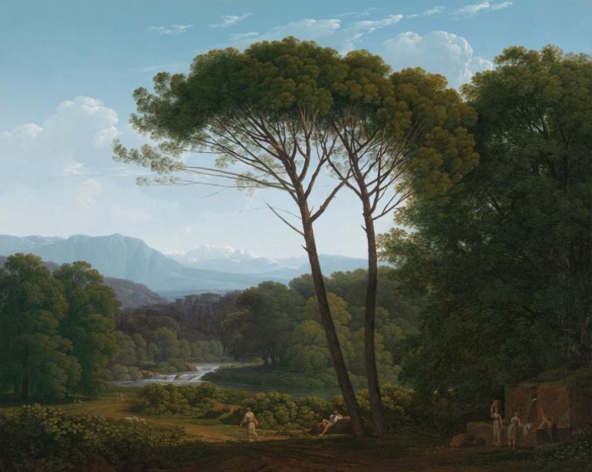 Italianate Landscape with Pines