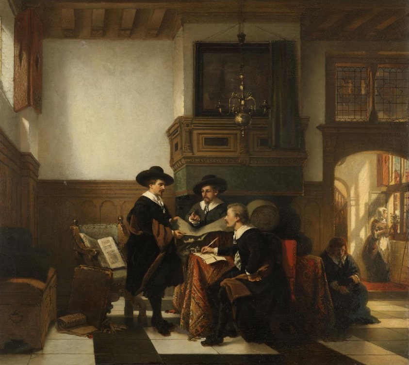 De staalmeesters van de Leidse Saaihal