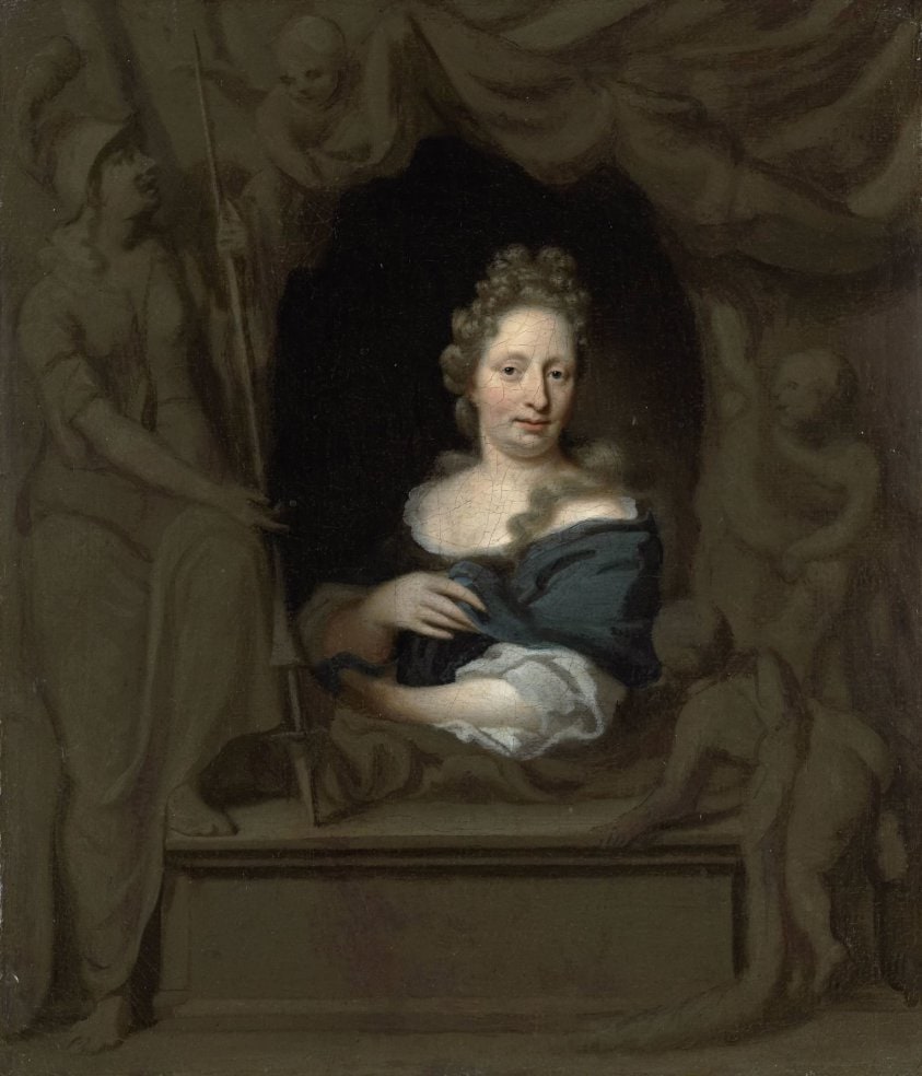 Portrait of Eva Visscher, Wife of Michiel van Musscher