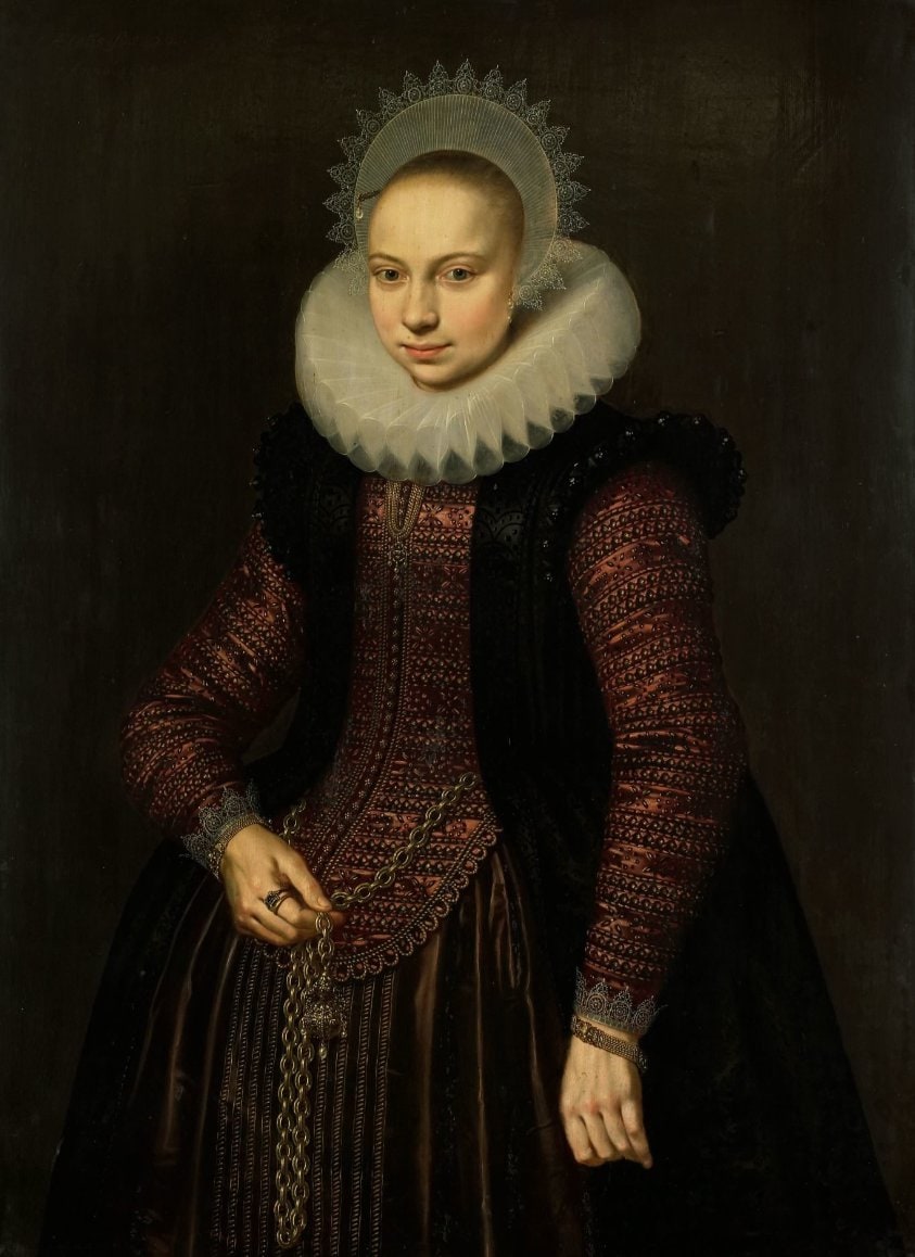 Portrait of Brechtje Overrijn van Schoterbosch (1592-1618)