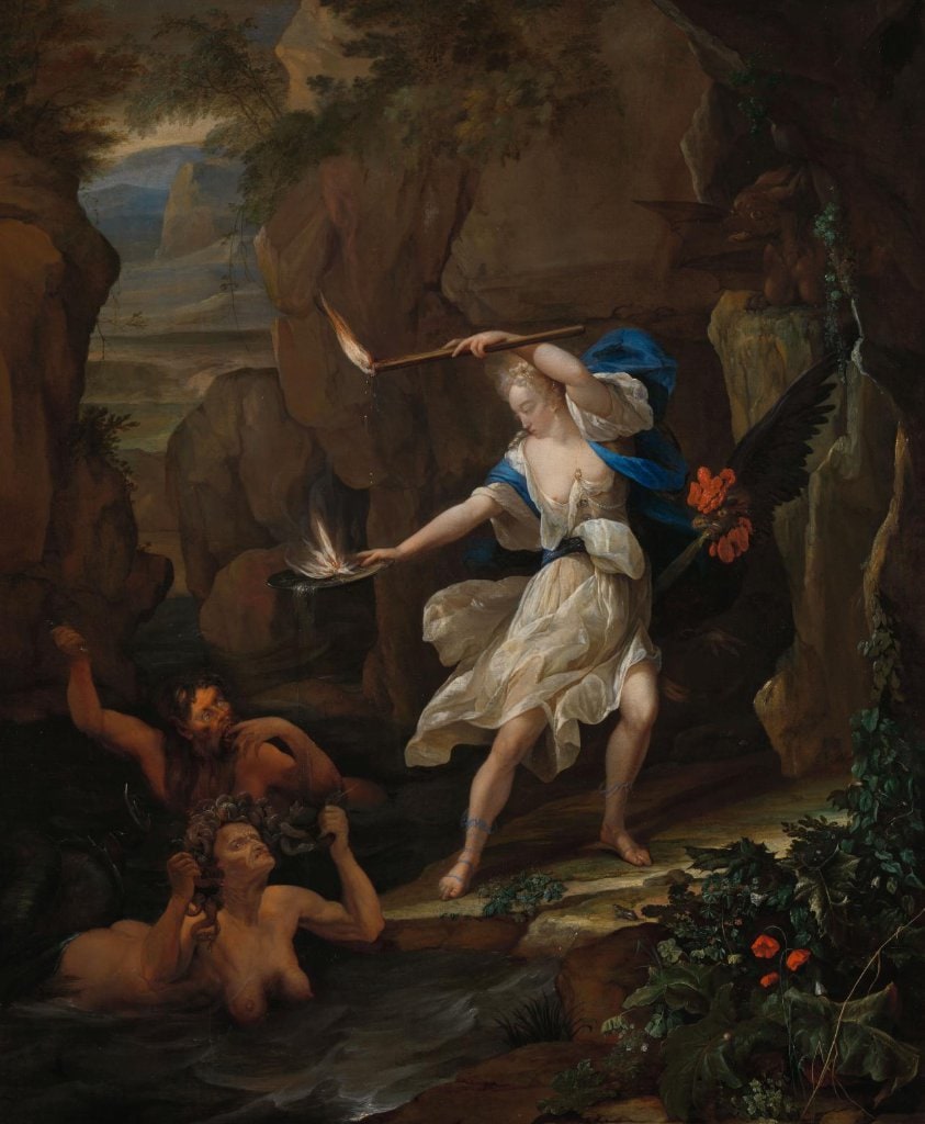 Circe Punishes Glaucus by Turning Scylla into a Monster