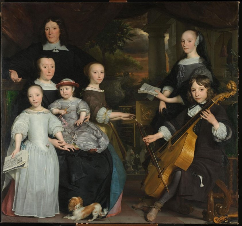 David Leeuw and Cornelia Hooft with their Children