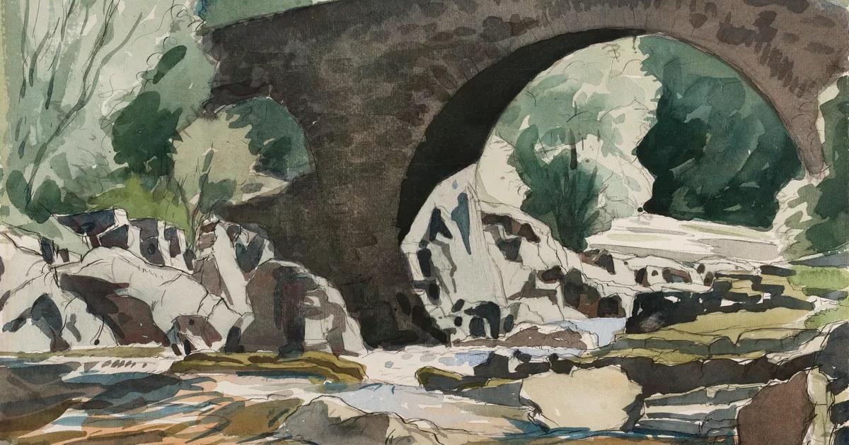 A bridge over the Tummel, Perthshire