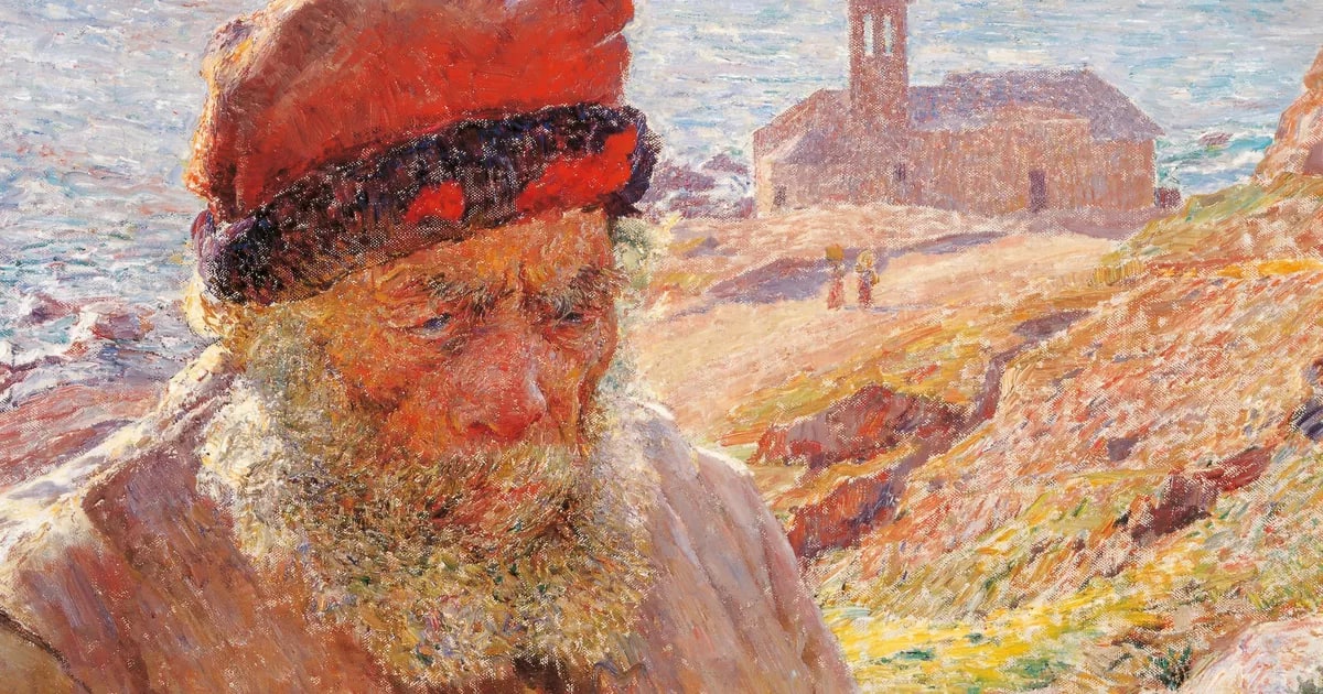 Ampelio, old fisherman of Bordighera