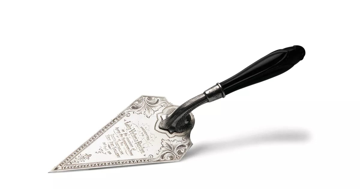 Art Gallery of South Australia presentation trowel