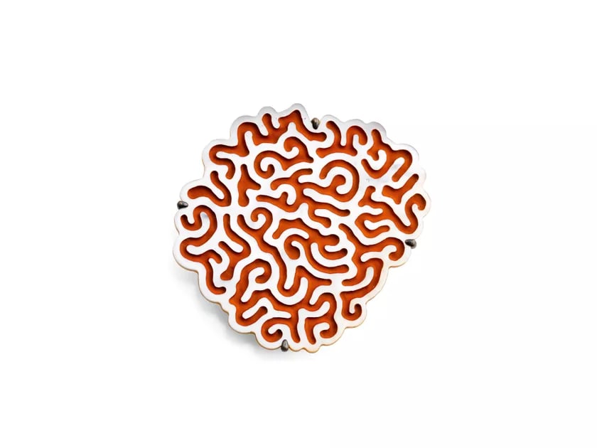 Brain brooch