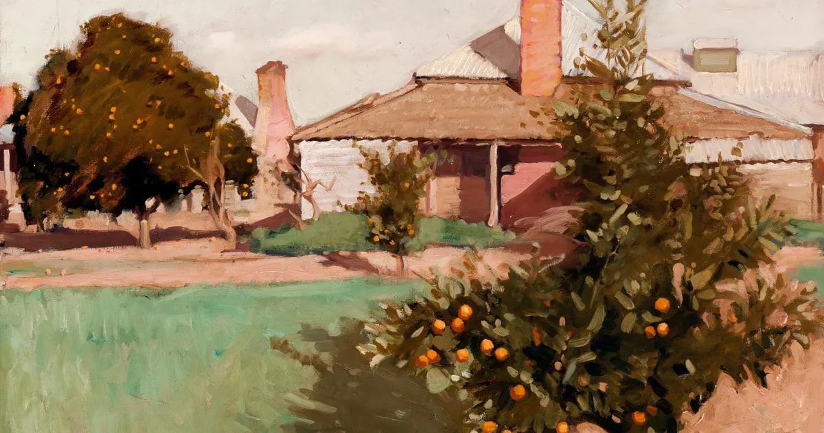 Burrabunnia with orange tree