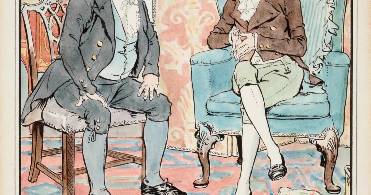 Consulting Mr. Perry, the apothecary