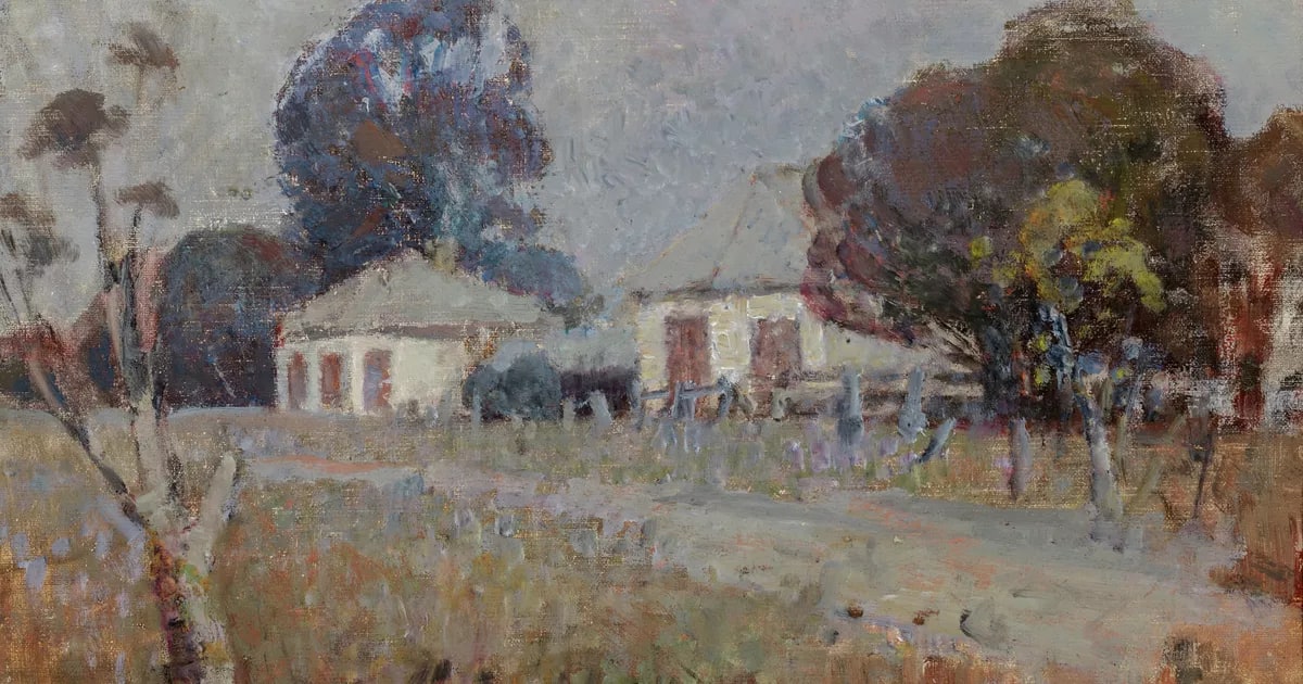 Cottages in moonlight, Heidelberg
