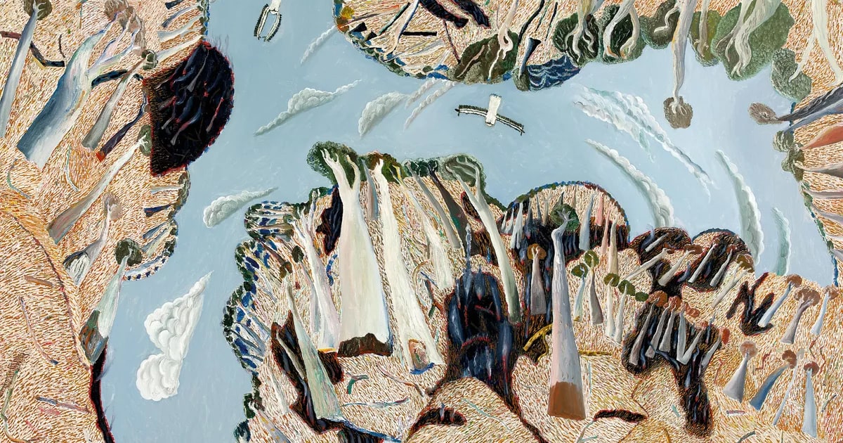 Dry grass landscape