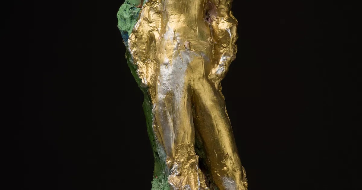 Golden woman