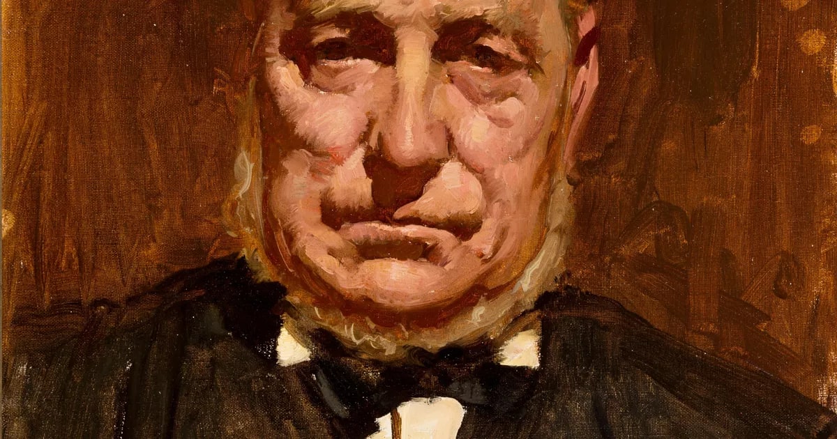 Head of old man (study)