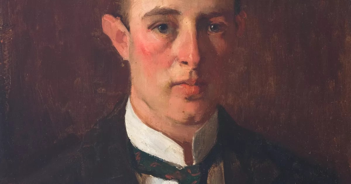 Leslie Wilkie as an art student