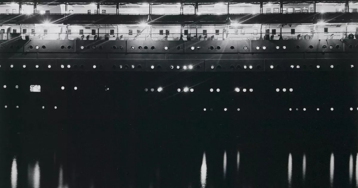 Liner at night
