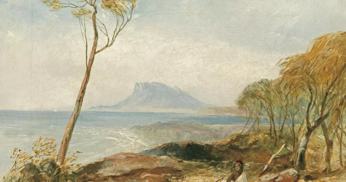 Maria Island from Little Swanport, Van Diemen's Land