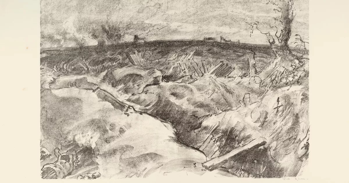 Messines, morning of the offensive, July 31st 1917