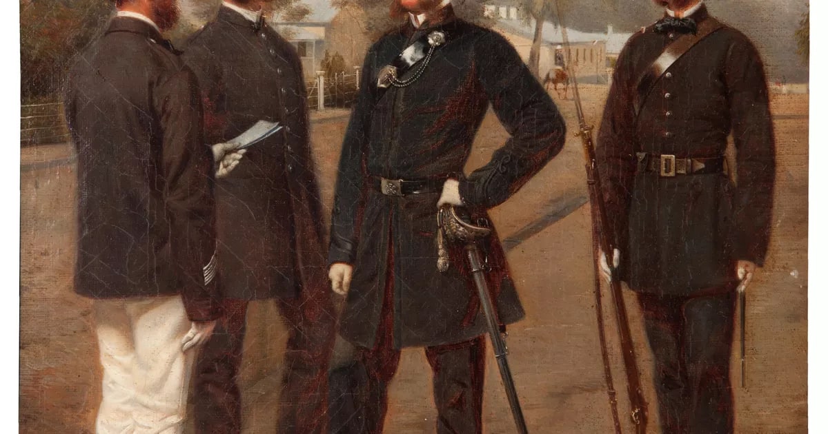 Officer and men of the Victoria Police Force