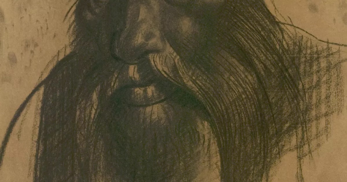 Old man's head