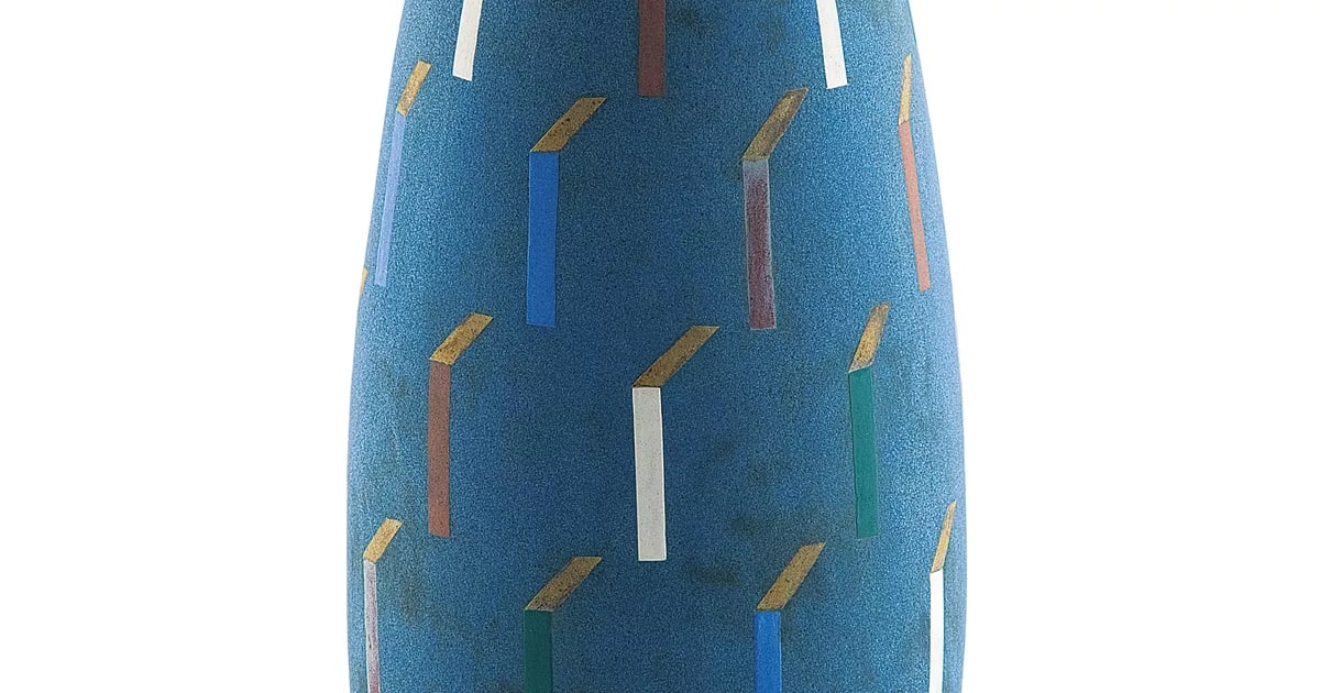 Optical vase (blue)