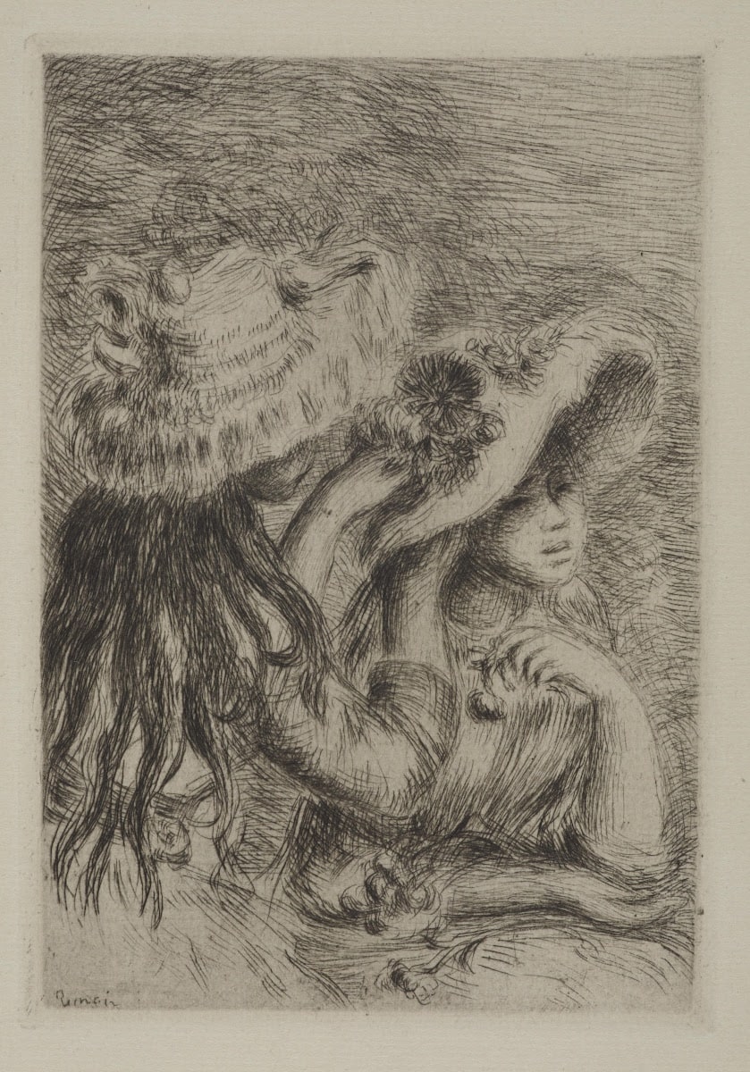 Le chapeau épinglé (Pinning the hat)