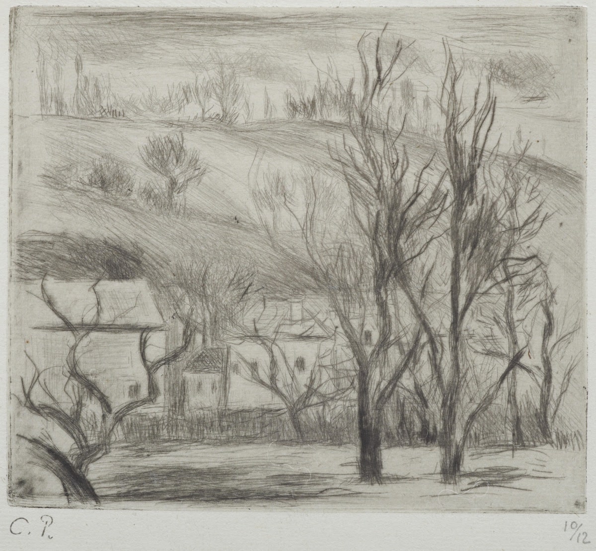 Paysage à l'Hermitage (Pontoise); (Landscape at l'Hermitage, Pontoise)
