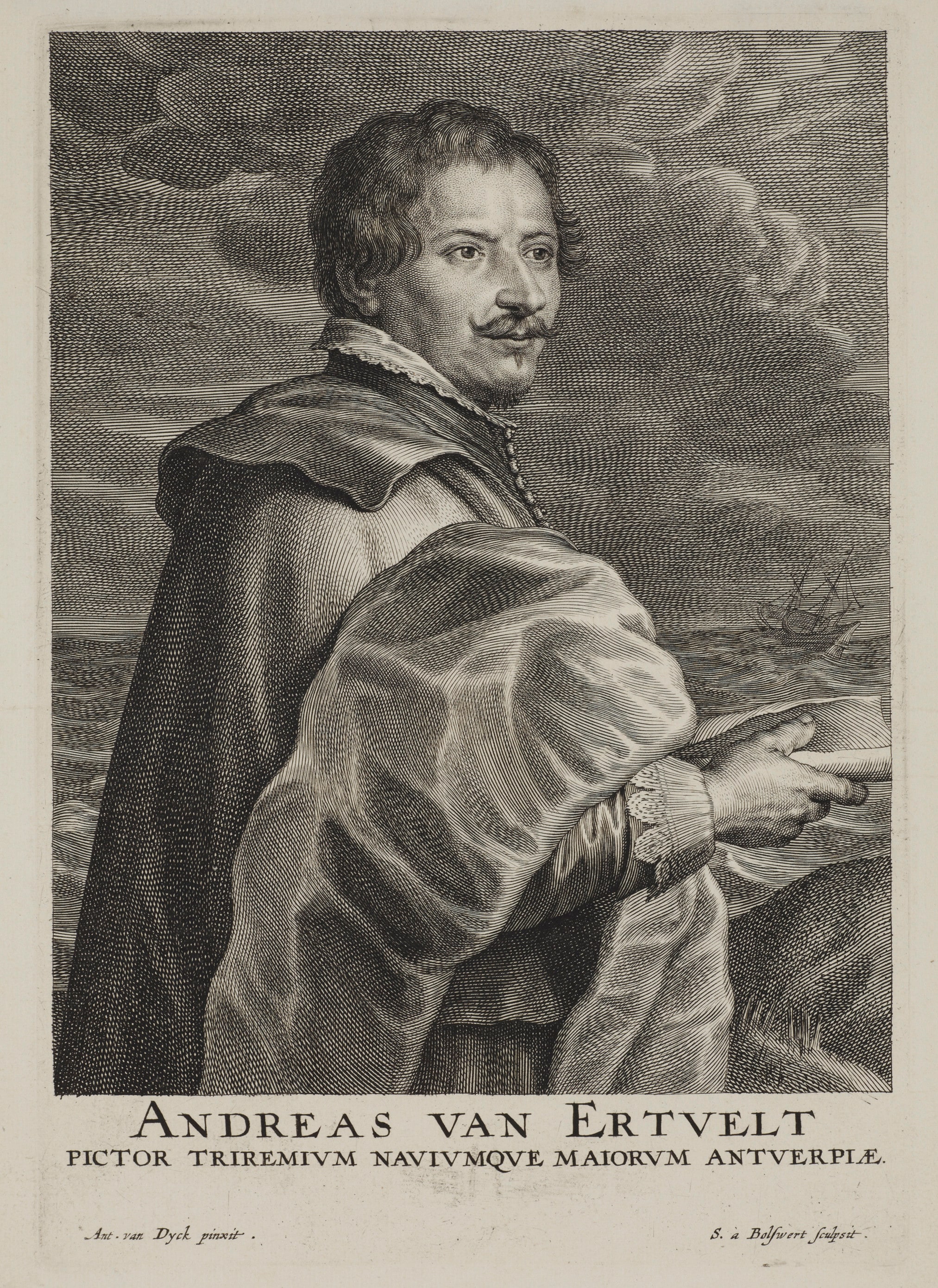 Andries van Eertvelt. From Icones principum virorum ('The Iconography')