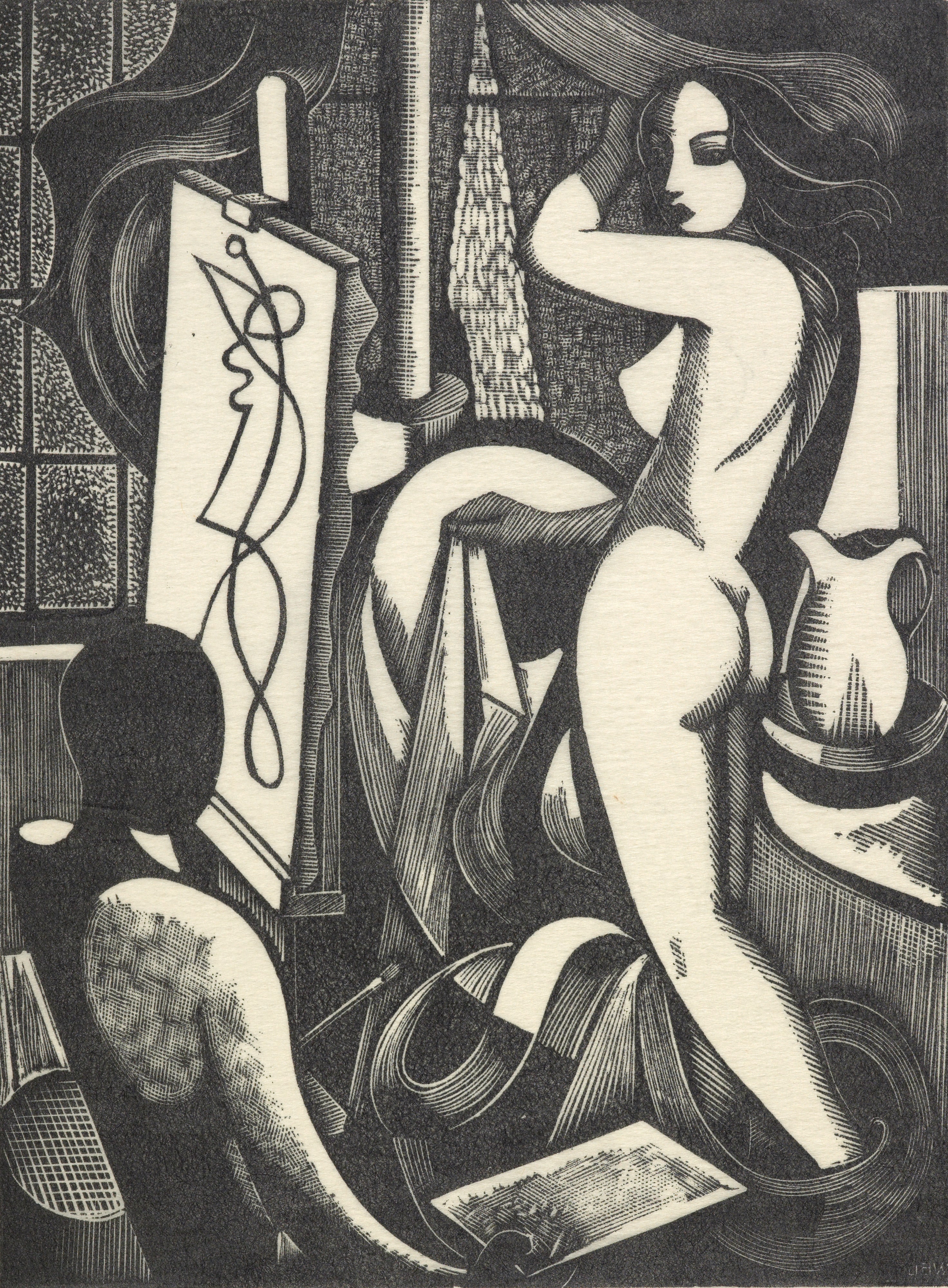 Artist and model no. 1