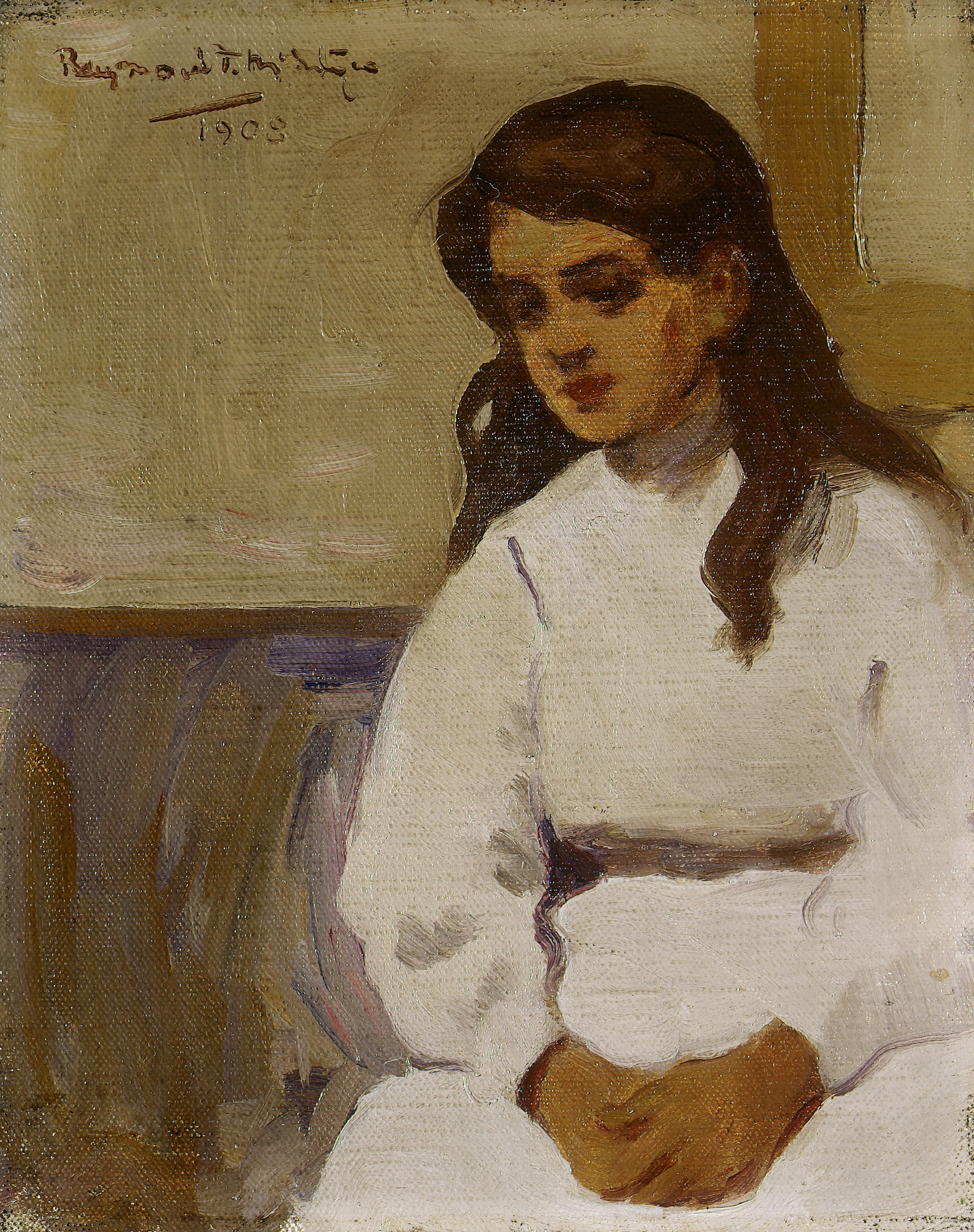 Figure of a young girl