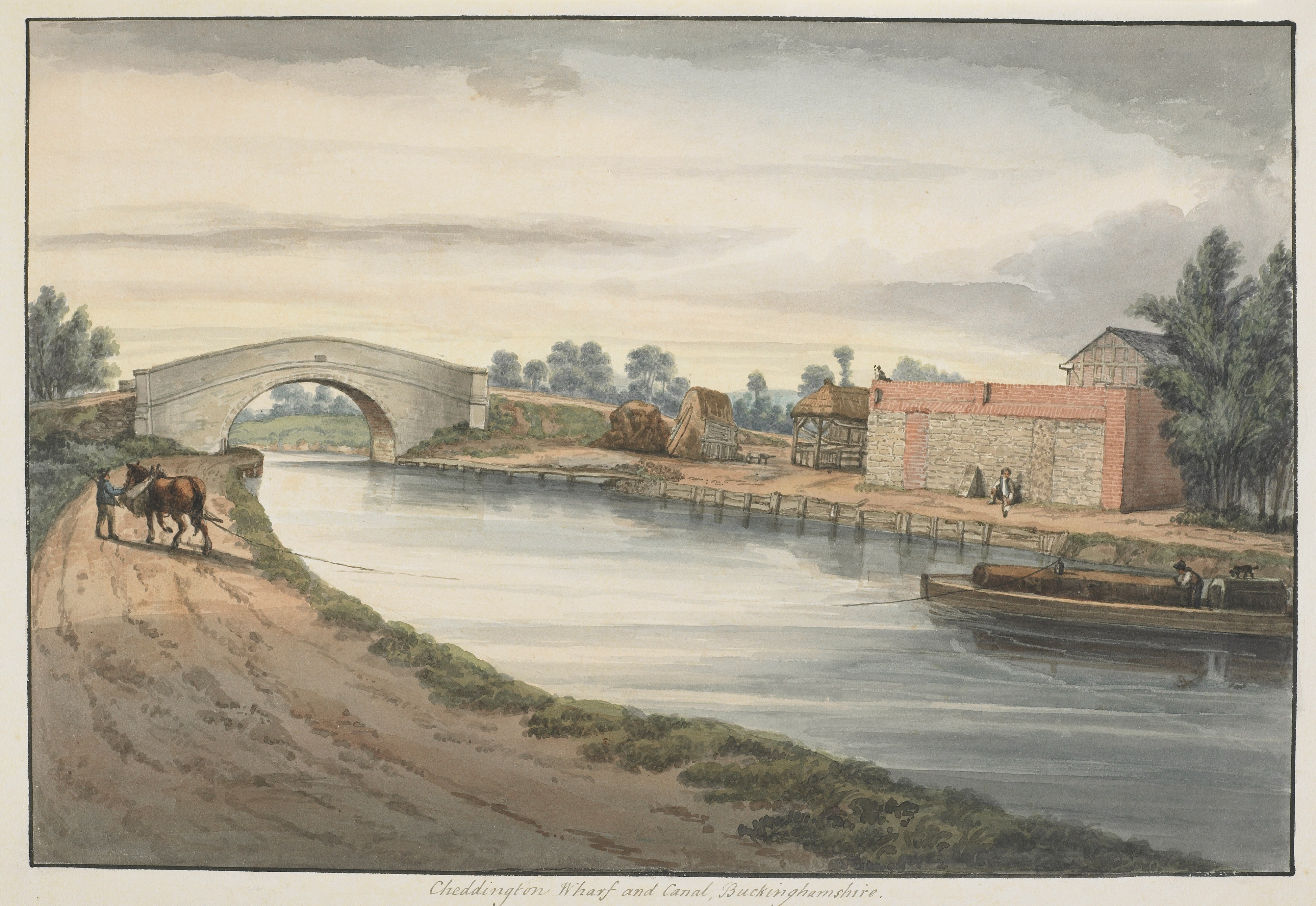 Cheddington wharf and canal, Buckinghamshire