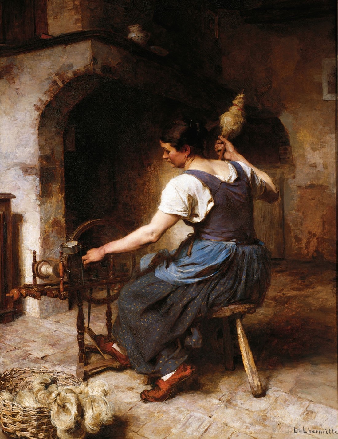 La Fileuse (La Hilandera)