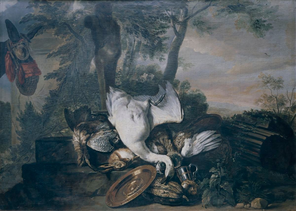 Still Life with Dead Swan