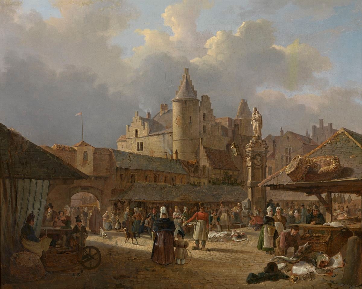 The Old Fish Market in Antwerp