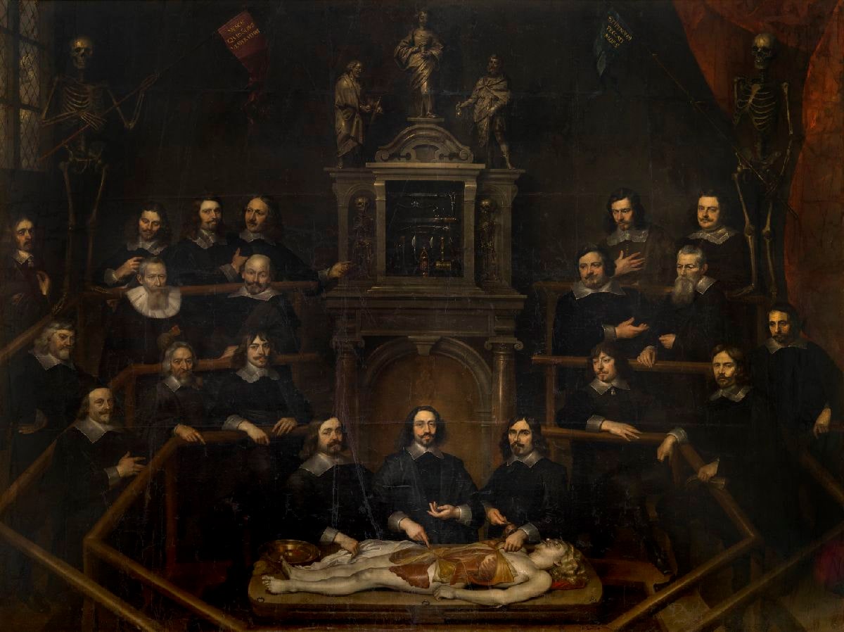 The Anatomy Lesson of Doctor Joannes van Buyten in the Surgeon's Room in Antwerp