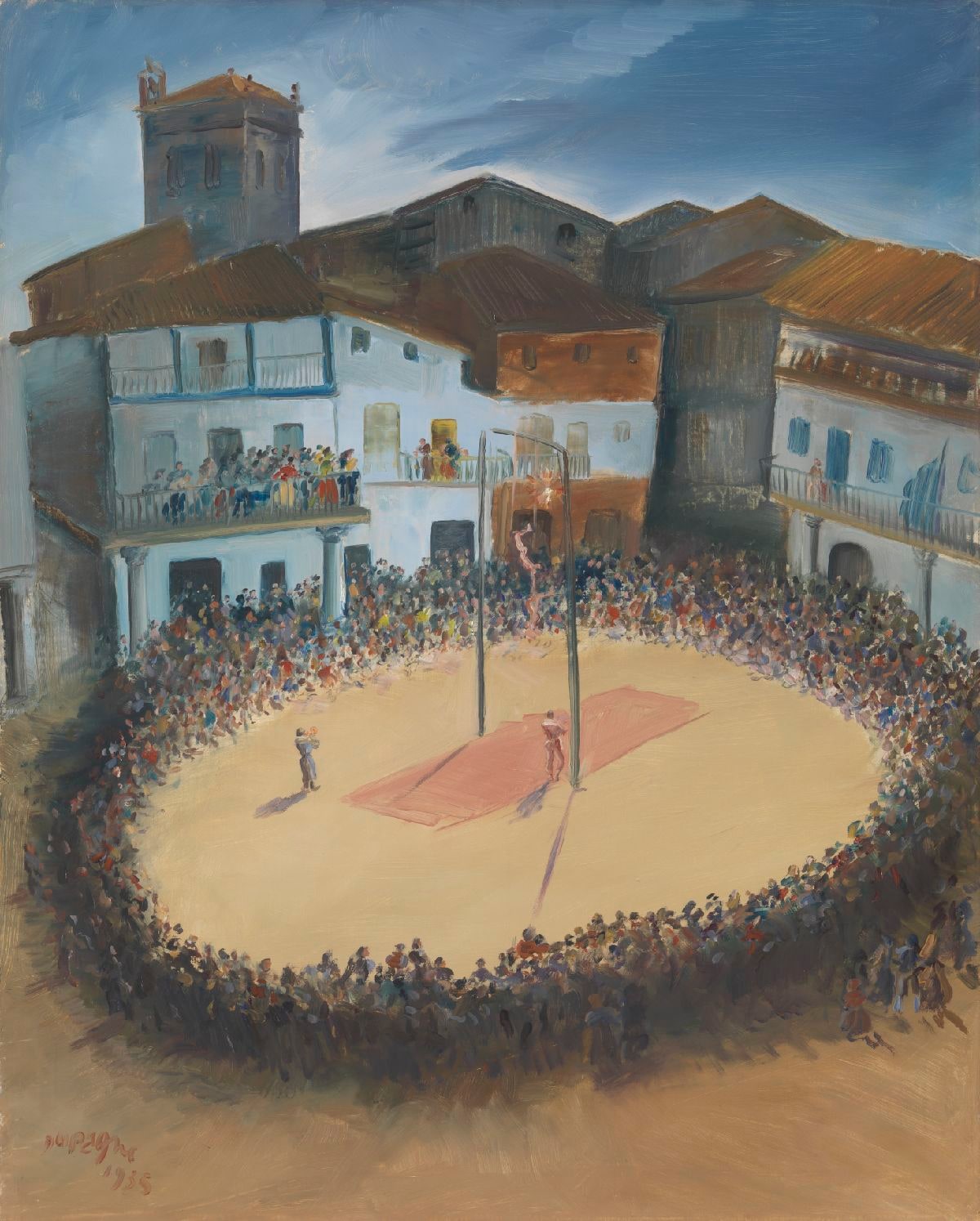 Acrobats in a Spanish Village