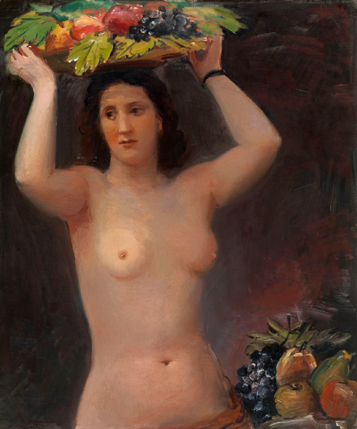 Woman Carrying Fruit