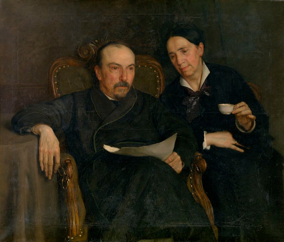 The Poet Jan Van Beers and his Wife, The Artist's Parents