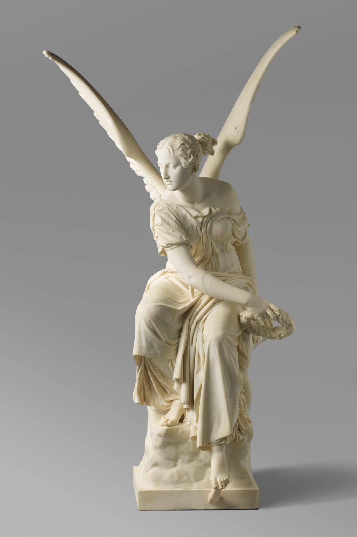 Victory Throwing a Laurel Wreath