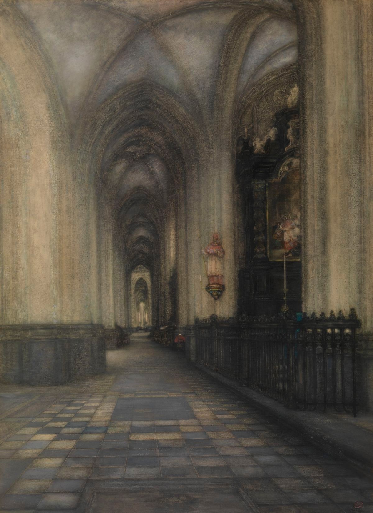 The St. Bartholomew's Nave in the St. Peter's Church in Leuven