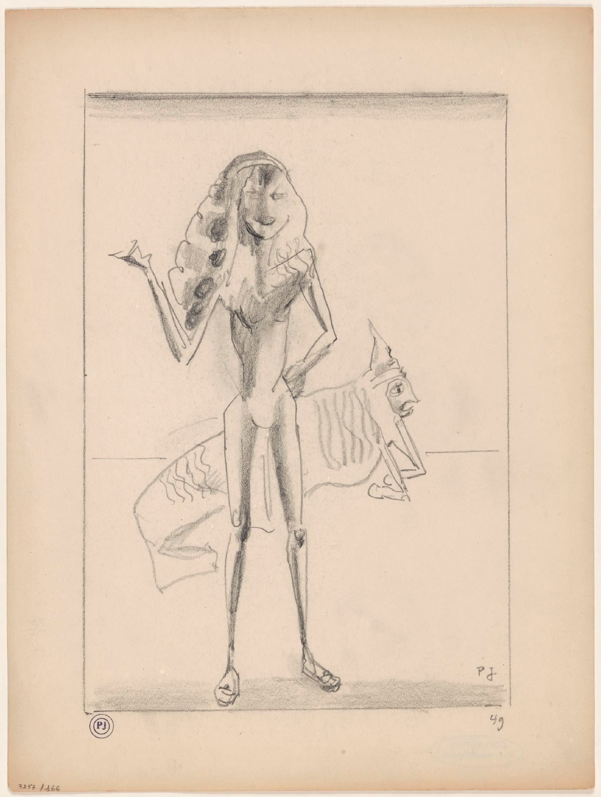 Naked Woman with Animal (Poezeloes)