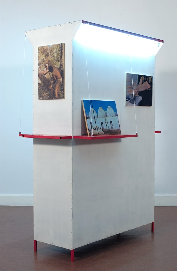 Stand para autorretrato